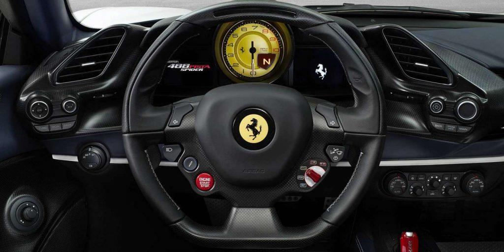 Ferrari 488 Pista τιμόνι