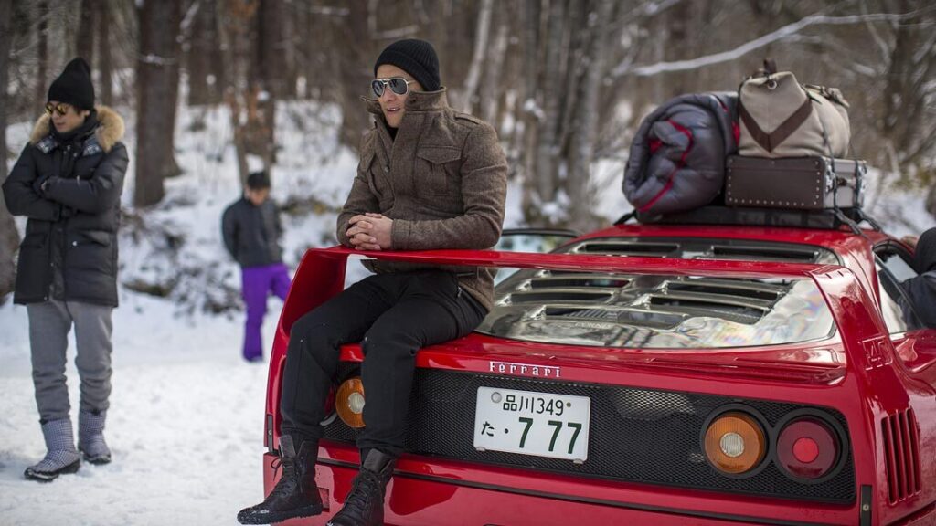 Ferrari F40 χιόνια