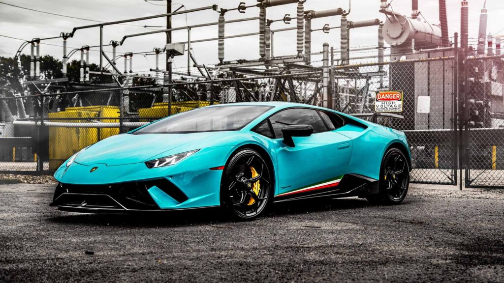Lamborghini Blue Symi