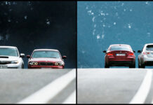 Subaru STi vs BMW 135 δοκιμή