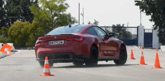BMW M4 Mooze test